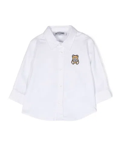 Moschino Teddy Bear Shirt In White