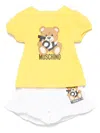 Moschino Teddy Bear Shorts Set In 黄色