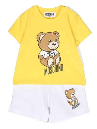 Moschino Babies' Mpg00mlba1050162 In Yellow