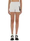 Moschino Couture Teddy Bear Shorts In White