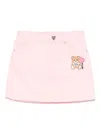 Moschino Teddy Bear Skirt In Pink