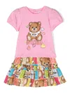 Moschino Teddy Bear Skirt Set (set Of Two) In 粉色