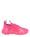 Moschino Logo-patch Leather Sneakers
