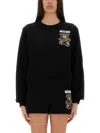 Moschino Organic Jersey T-shirt Little Teddy Bear