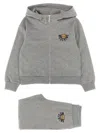 Moschino Teddy Bear Sweatshirt + Joggers Set In Gray