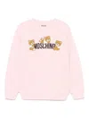 Moschino Teddy Bear Sweatshirt In Rosa