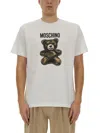 Moschino Teddy Bear Print Crewneck T-shirt