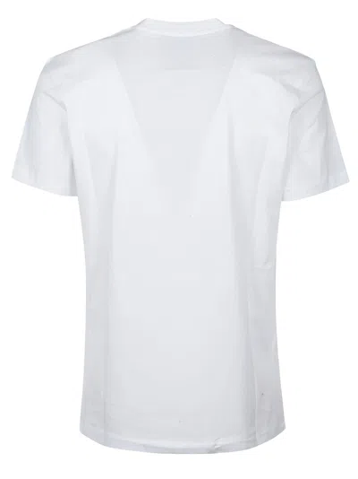Moschino Teddy Bear T-shirt In Bianco Fantasia