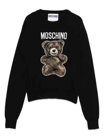Moschino Teddy Bear T-shirt In Black