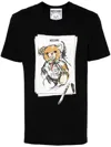Moschino Teddy Bear T-shirt In Black