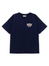 Moschino Blue T-shirt For Kids With Teddy Bear In Blue