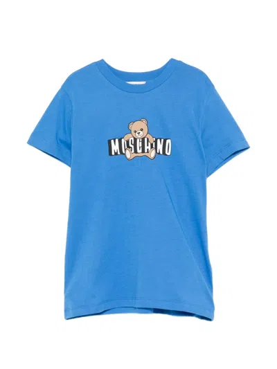 Moschino Kids' Teddy Bear T-shirt In Blue