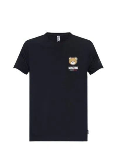 Moschino Teddy Bear T-shirt In Black