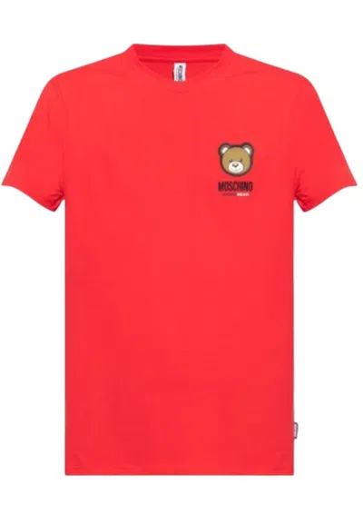 Moschino Teddy Bear T-shirt In Rosso