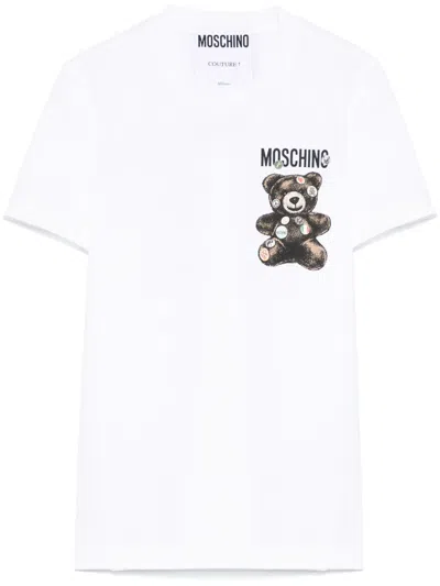 Moschino Teddy Bear T-shirt In White