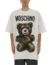 Moschino Oversized T-shirt Maxi Teddy Bear In White