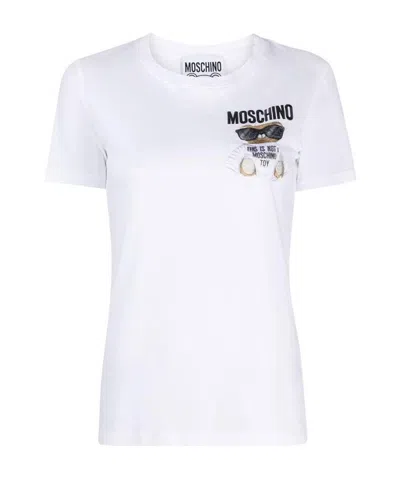 Moschino Teddy Bear T-shirt In White