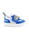 Moschino Teddy Bear Touch-strap Sneakers In Multi