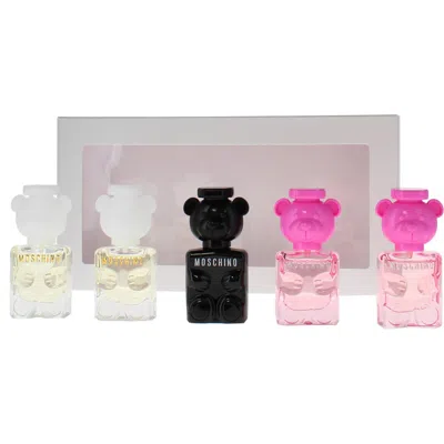 Moschino Teddy Bear Toy 5-piece Coffret In Multi