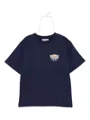 Moschino Blue T-shirt For Kids With Teddy Bear In Blue