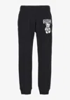 Moschino Black Teddy Bear Sweatpants In Black