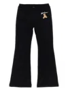 Moschino Teddy Logo Trousers In Black