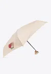 Moschino Teddy Love Supermini Umbrella In Beige