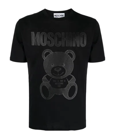 MOSCHINO MOSCHINO LOGO PRINTED CREWNECK T-SHIRT