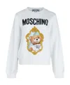 Moschino Couture Woman Sweatshirt White Size 14 Organic Cotton In White