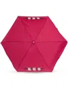 Moschino Teddy-motif Compact Umbrella In Pink