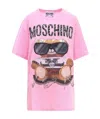 Moschino Teddy-motif T-shirt In Pink