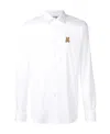Moschino Teddy Patch Shirt In White