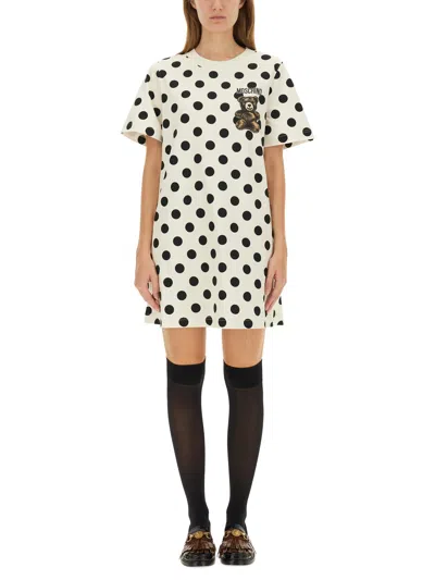 MOSCHINO "TEDDY POLKA DOTS" DRESS
