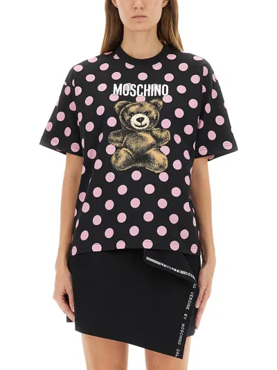 MOSCHINO "TEDDY POLKA DOTS" T-SHIRT