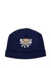 Moschino Teddy-print Beanie In Black
