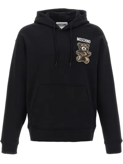 MOSCHINO TEDDY-PRINT HOODIE