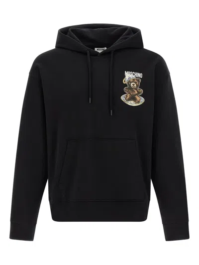 MOSCHINO TEDDY-PRINT HOODIE