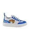 Moschino Teddy-print Low-top Sneakers In White