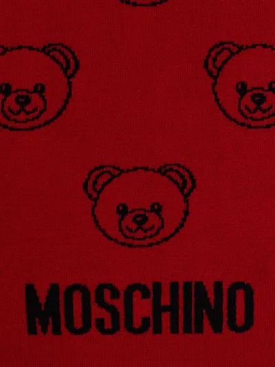 Moschino Teddy-print Scarf
