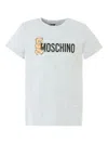 Moschino Teddy-print Short-sleeve T-shirt In White
