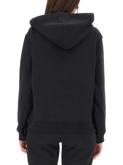 Moschino Teddy Print Sweatshirt In Black