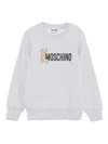 Moschino Teddy-print Sweatshirt In Gray