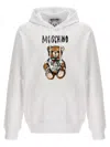 Moschino Teddy Print Sweatshirt In White