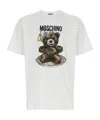 Moschino Teddy Bear Print Crewneck T-shirt In White