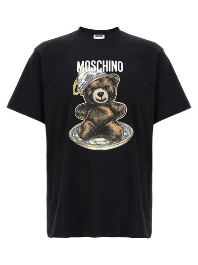 Moschino T-shirt With Print In Black