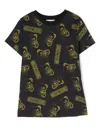 Moschino Teddy-print T-shirt In Black