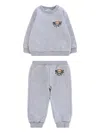 Moschino Teddy-print Tracksuit Set In Blue
