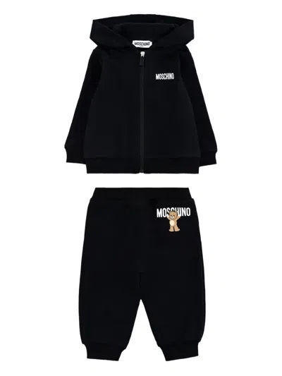 Moschino Babies' Teddy-print Tracksuit Set In Multi
