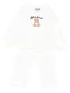 Moschino Teddy-print Tracksuit In White