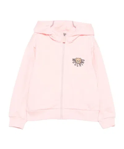 MOSCHINO TEDDY-PRINT ZIP-UP HOODIE